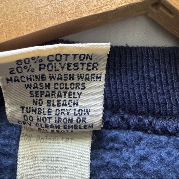 Vintage Legends Bruins Navy and Gold Paw Sweater size Large Bold - Picture 9 of 9